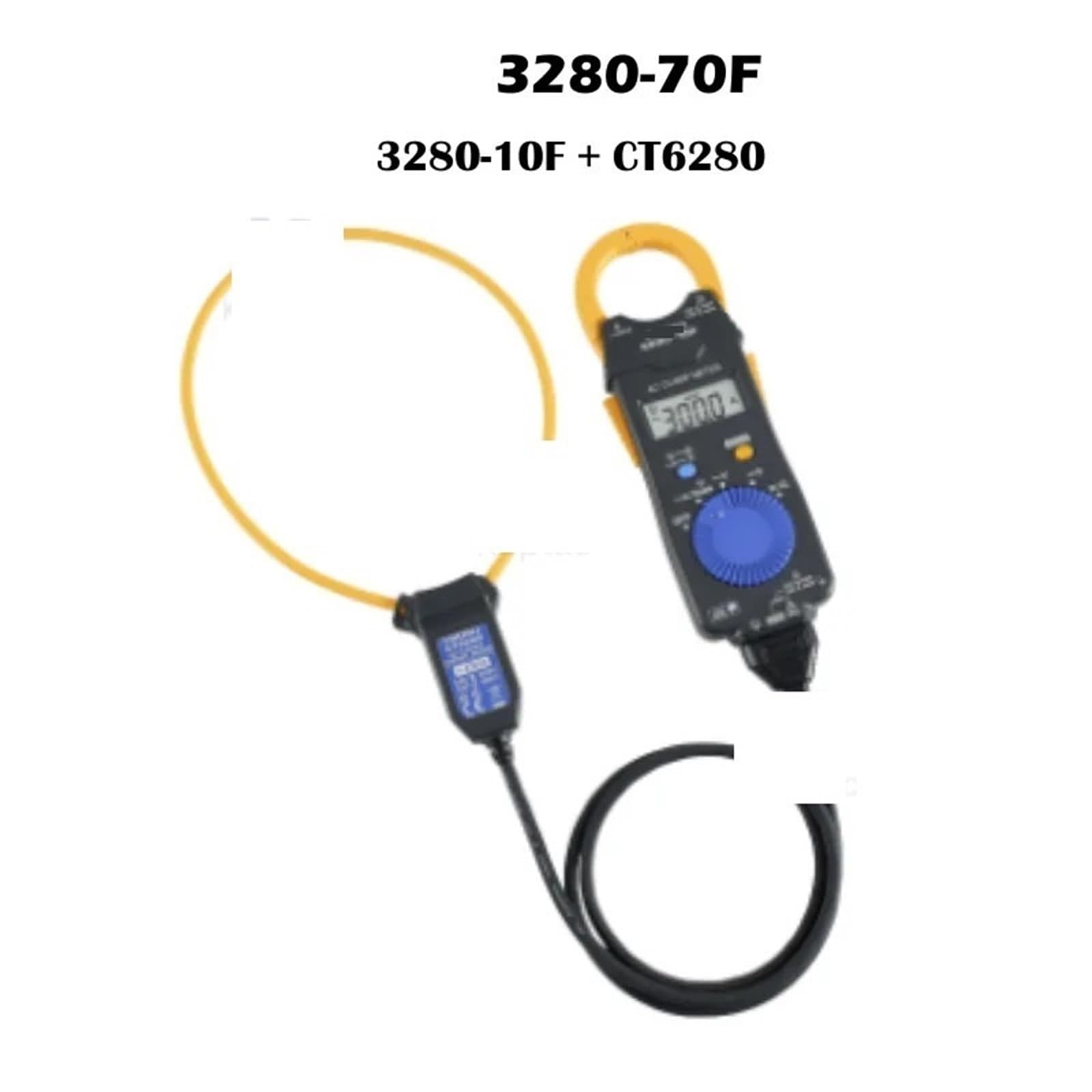Localisateur Visuel de Défauts, Testeur de courant alternatif 3280-10F, pince ampèremétrique 1000 A, 3280-70F avec pince ampèremétrique flexible CT6280(3280-70F)
