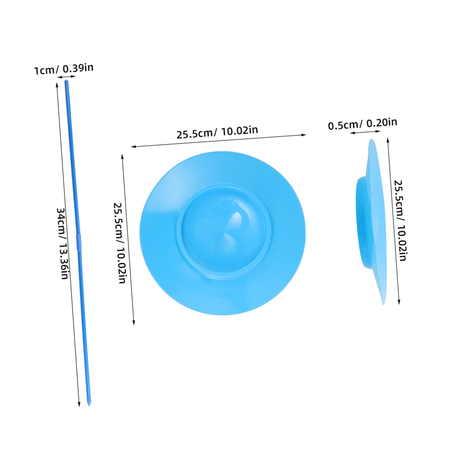 Totority Juggling Toys Set Circus Juggling Stick Spinning Plate Boys and Girls for Adults Soft Plates