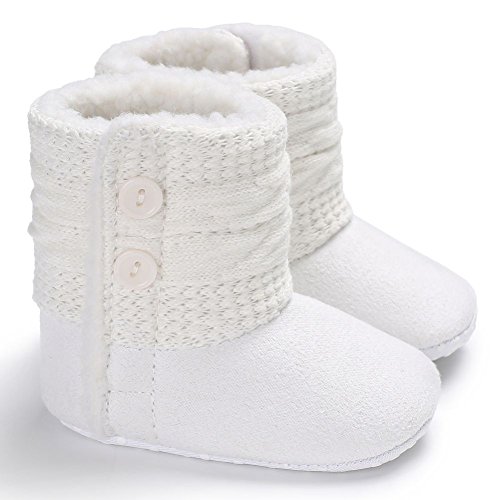 EFINNY Niños Bebé Botas cálidas de Invierno Zapatos de Suela Suave Zapatos de Cuna de algodón para niño pequeño Niño Prewalkers