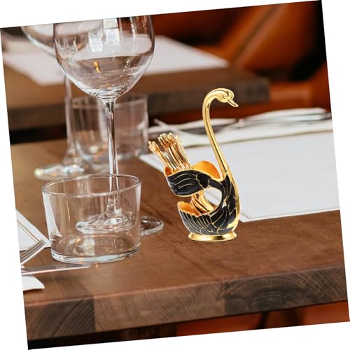 Cuillères dessert cygne : rangez vos couverts proprement et avec élégance
