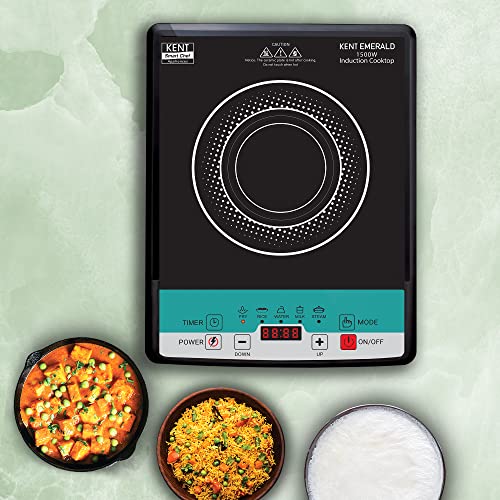 Compare KENT Emerald Induction Cooktop 1500W Faster Cooking with 5