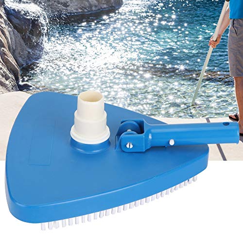 Restokki Pond Cleaning Tools, Pool Vacuum Brush Head for Pool Above Ground, Portable Weighted Triangular Shape Cleaning Tool Accessories Safe for Swimming Pool and Fish Pond
