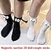 Couple Holding Hands Socks,Magnetic Suction 3D Doll Couple Socks, Cute Doll Couple Sock