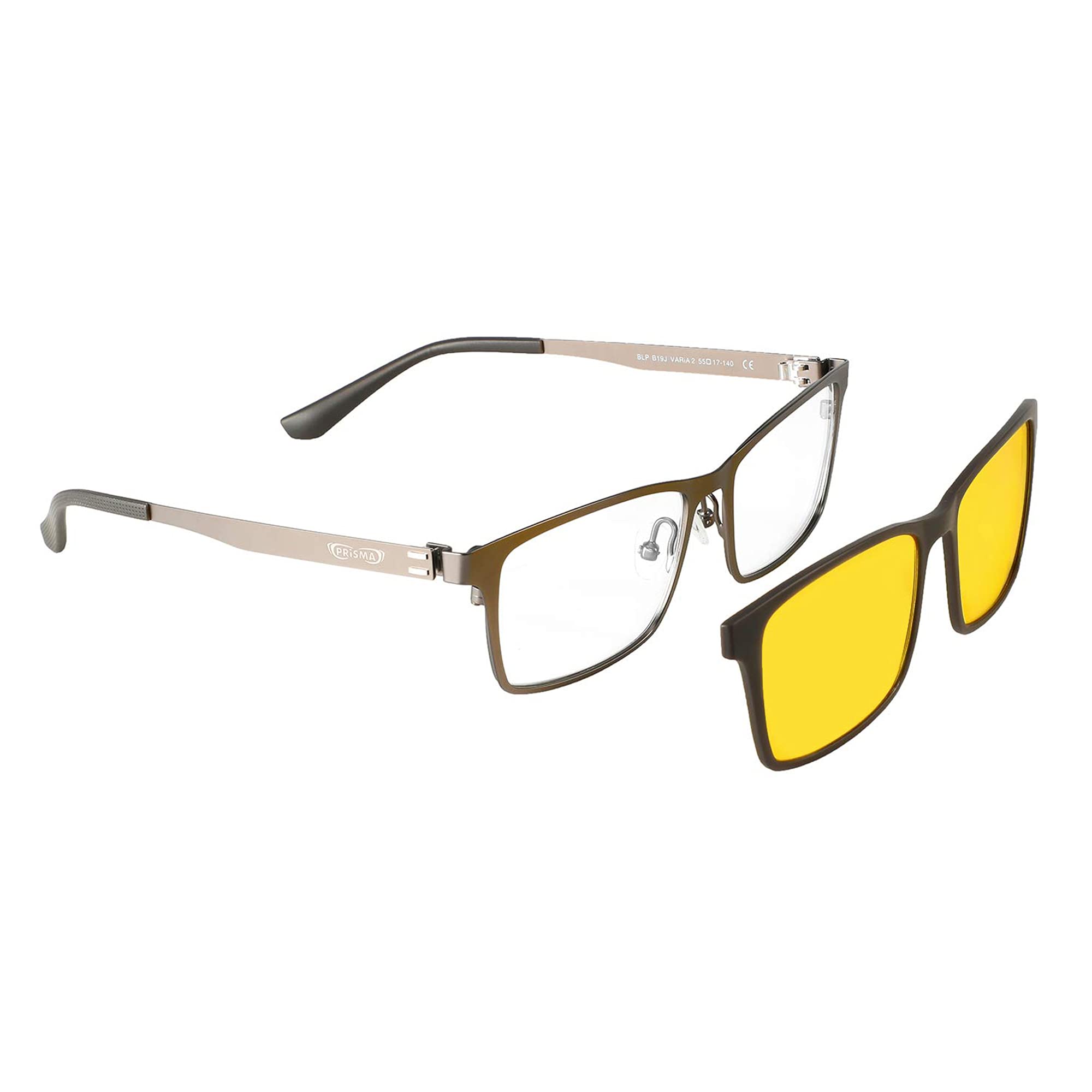 PRiSMA VARiA 2 - okulary z filtrem przednim magnetycznym światłem niebieskim EASY90 - do gier i TV - bluelightprotect - VA2702