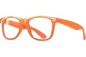 Nerd Orange Eyeglasses