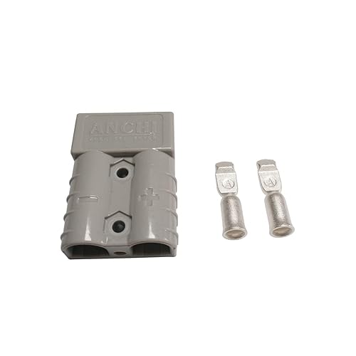 Miniatura 7 de Conector de alimentación de 50 amperios, desconexión rápida de 50 A, 600 V, 10 pares (20 unidades) para conector de batería de 50 amperios (gris, 6