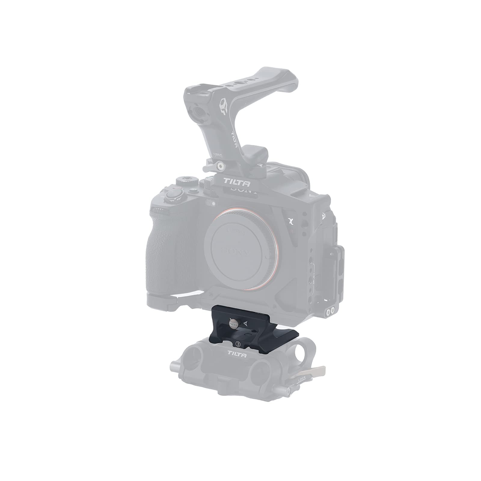 Tilta LWS - Adaptador de Placa Base Tipo III para cámara a7R V, con roscas de 1/4"-20 TA-LBA3-B