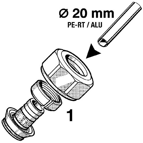 Wiroflex Adattatore per tubo con sistema a vite