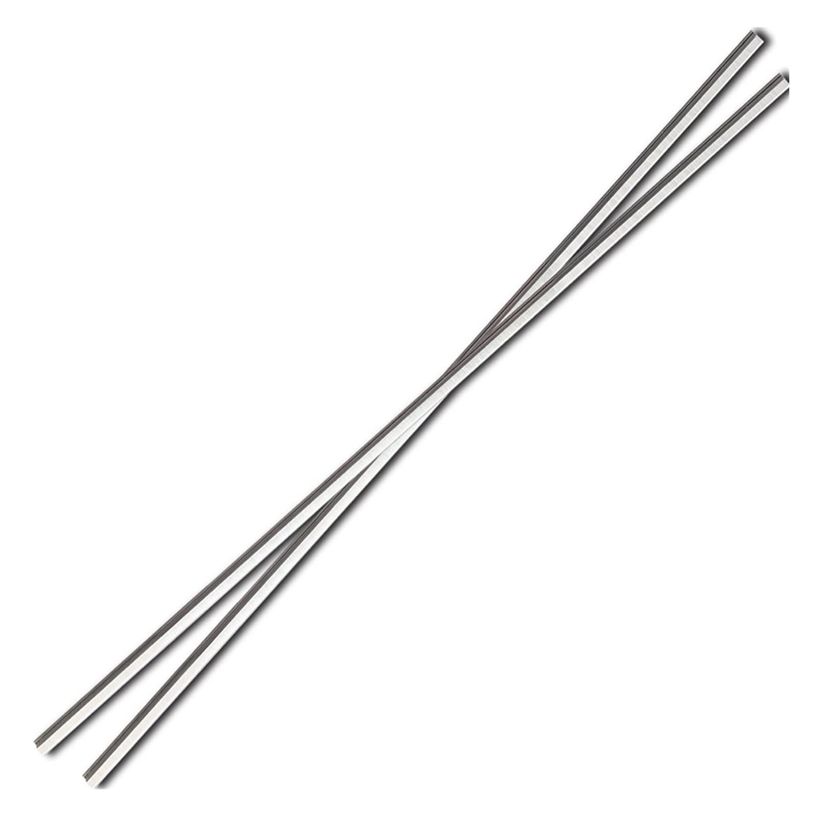 4 Uds. Reemplazo de Cuchillas de cepilladora HSS 306x8x2,0mm for M2012 y 2012NB cepilladora de Espesor tratada térmicamente de Doble Filo