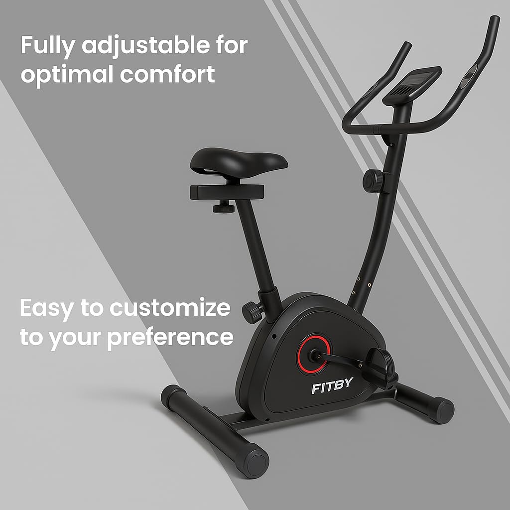 Vélo D'Appartement Pour La Maison - Vélo D'Appartement Magnétique Avec 8 Niveaux De Résistance Et Moniteur De Fréquence Cardiaque | Appareil De Fitness D'Intérieur Avec Selle Réglable