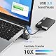 KiWiBiRD Mini USB-Hub mit Mehreren USB-Anschlüssen Splitter Erweiterung Adapter (1x USB 3.0, 2X USB2.0) für Laptop MacBook Desktop-PC kompatibel mit Flash-Laufwerk Drucker Tastatur Mäuse Headset