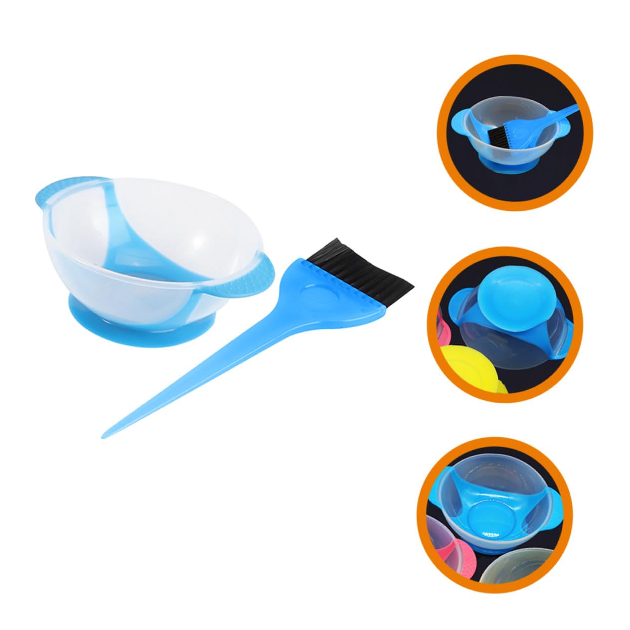 Ipetboom 5 Juegos De Cepillo De Tinte Para El Cabello Kit Para Teñir El Cabello Cuencos Para Mezclar Tinte Tazón Para Teñir El o Tazón Para Colorear Para El o Para