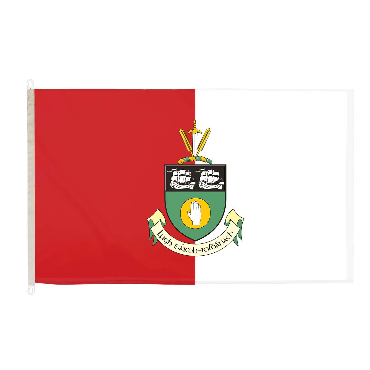 DuraFlag Louth Flag Premium Quality With Clips Reinforced Stitching Suitable For Flagpoles 150cm x 90cm Marine Grade Polyester Weatherproof Fade Resistant Indoor Outdoor Louth County Flag — image 1