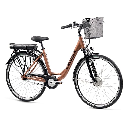 TRETWERK 28 Zoll E-Bike Cloud Pro - E-Citybike Damen Fahrrad mit 7 Gang...
