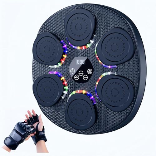 Smart Music Boxing Machine with Gloves, Fun Boxing Game Gift for Kids and Adults