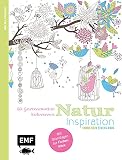 Natur Inspiration – 50 Gartenmotive kolorieren: Mit allen Grundlagen zur Farbenlehre und Tipps zum Kolorieren – Farbe rein, Stress raus (Inspiration Ausmalbücher)