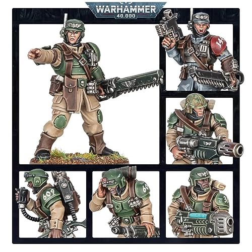 Warhammer 40,000: Astra Militarum - Cadian Shock Troops miniatura 4
