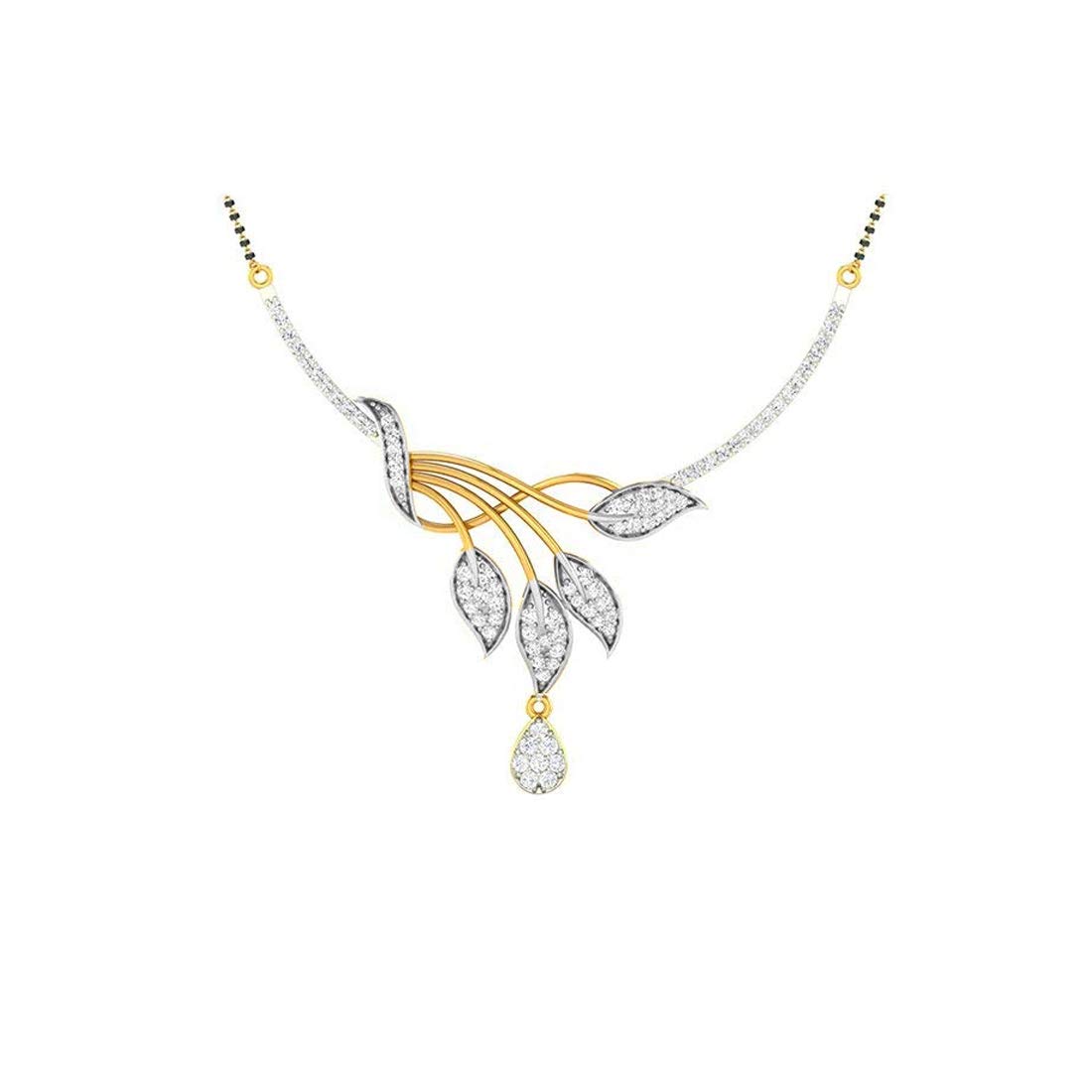 Exclusive Antique Crystal Peacock Floral Mangalsutra