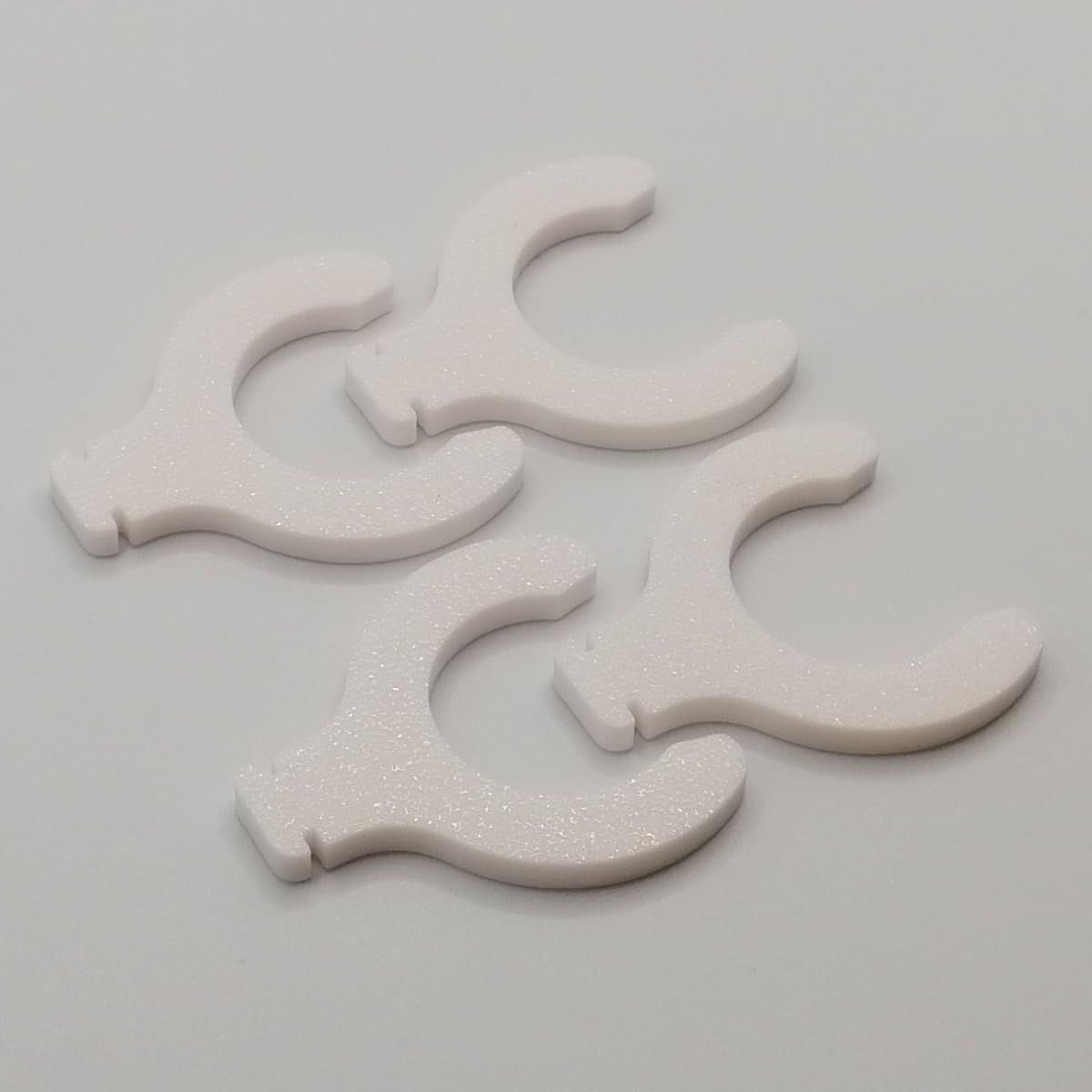 L-3D Replacement Mounting Clip 4 Pieces Compatible with Kermi ZK00940001 V2 Flat Radiator Replacement Part (Set of 4)