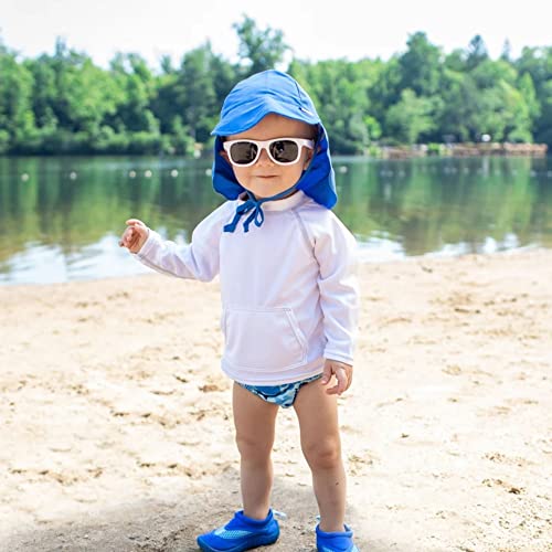 i play. Baby Flap Sun Protection Swim Hat, Royal Blue, 9-18 Months4