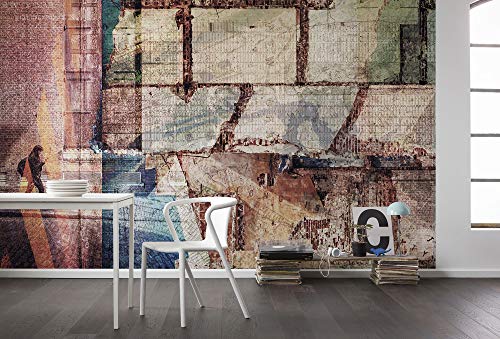 Komar 6001A-VD4 Vlies Fototapete Urban Art, 400 x 250 cm (Breite x Höhe), Tapete, Schlafzimmer, Wohnzimmer, Flur, Design