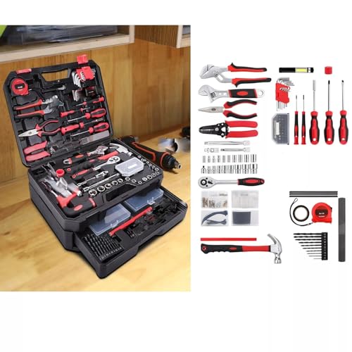 Hand Tool Kit 325 Pcs Professional Tool Kit Set for Household & Workshop DIY Tools Sturdy Tools in One Case for DIYers Construction Workers Mechanics Workshops - Image 7