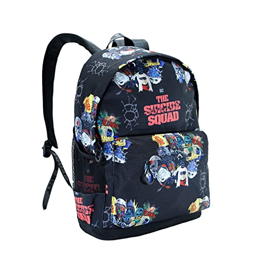 Dc Comics Escuadrón Suicida Taskforce, Mochila Hs 1.3, Negro