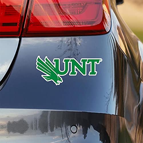 Image of Collegiate NCAA Car Decal Made from Premium Weatherproof Vinyl (University of North Texas UNT)