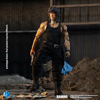 RAMBO フィギュア Amazon | Rambo: First Blood Exquisite Super Series 1:12