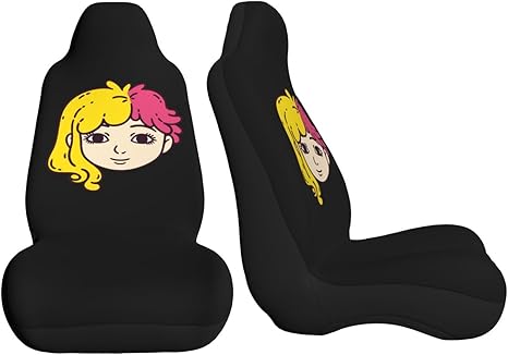 Gemini Character Horoscope Car Seat Covers Front Seat Covers Protector Car Interior Decor Set of 2 Fit Most Car Seat Covers for Car SUV Truck Sedan