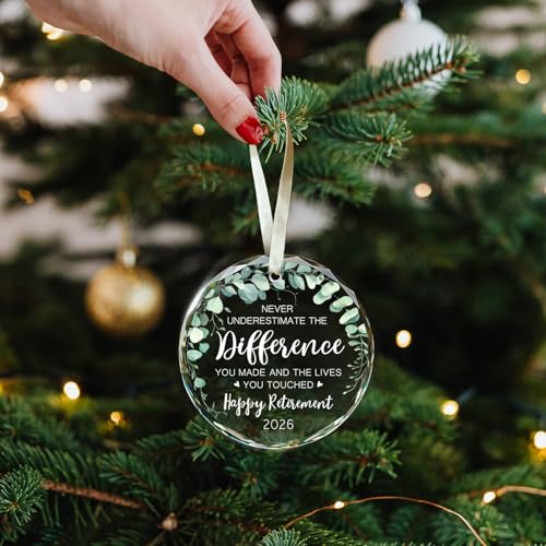 Image of Retirement Gifts for Men,Women 2026, First Christmas Retired Ornament 2026