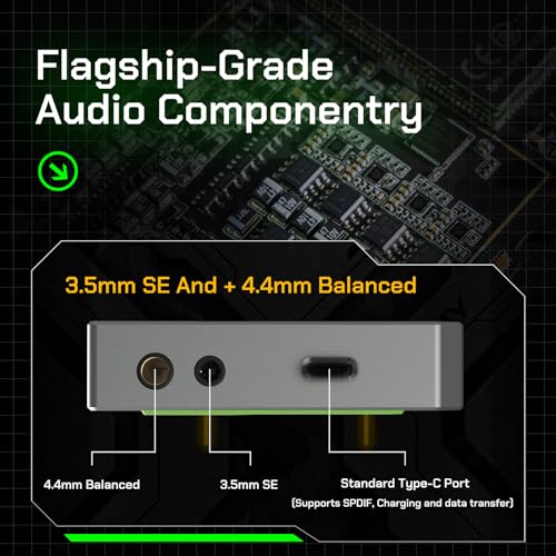 Image of HiBy R4 MP3 & MP4 Player Spotify Player with Bluetooth and WiFi 4-Way HiFi DAP Android 12 OS 3.5mm PO+4.4mm Bal 32G+2TB Scalable Memory