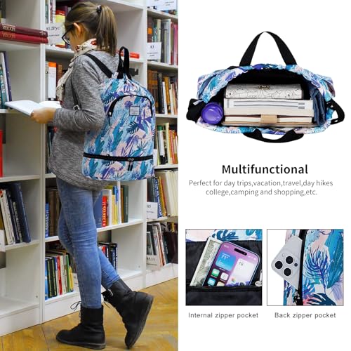 Image of Kamo Drawstring Backpack Bag - Sport Swimming Yoga Backpack with Shoe Compartment, Two Water Bottle Holder for Men Women Large String Backpack Athletic Sackpack for Travel