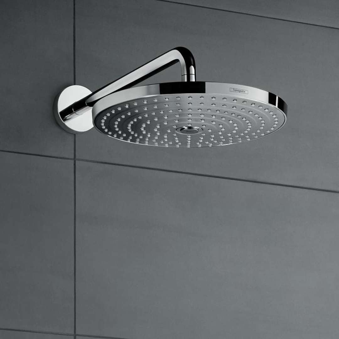 hansgrohe Raindance Select S 240 Duschkopf, Kopfbrause für Wandmontage, 2 Strahlarten, Chrom