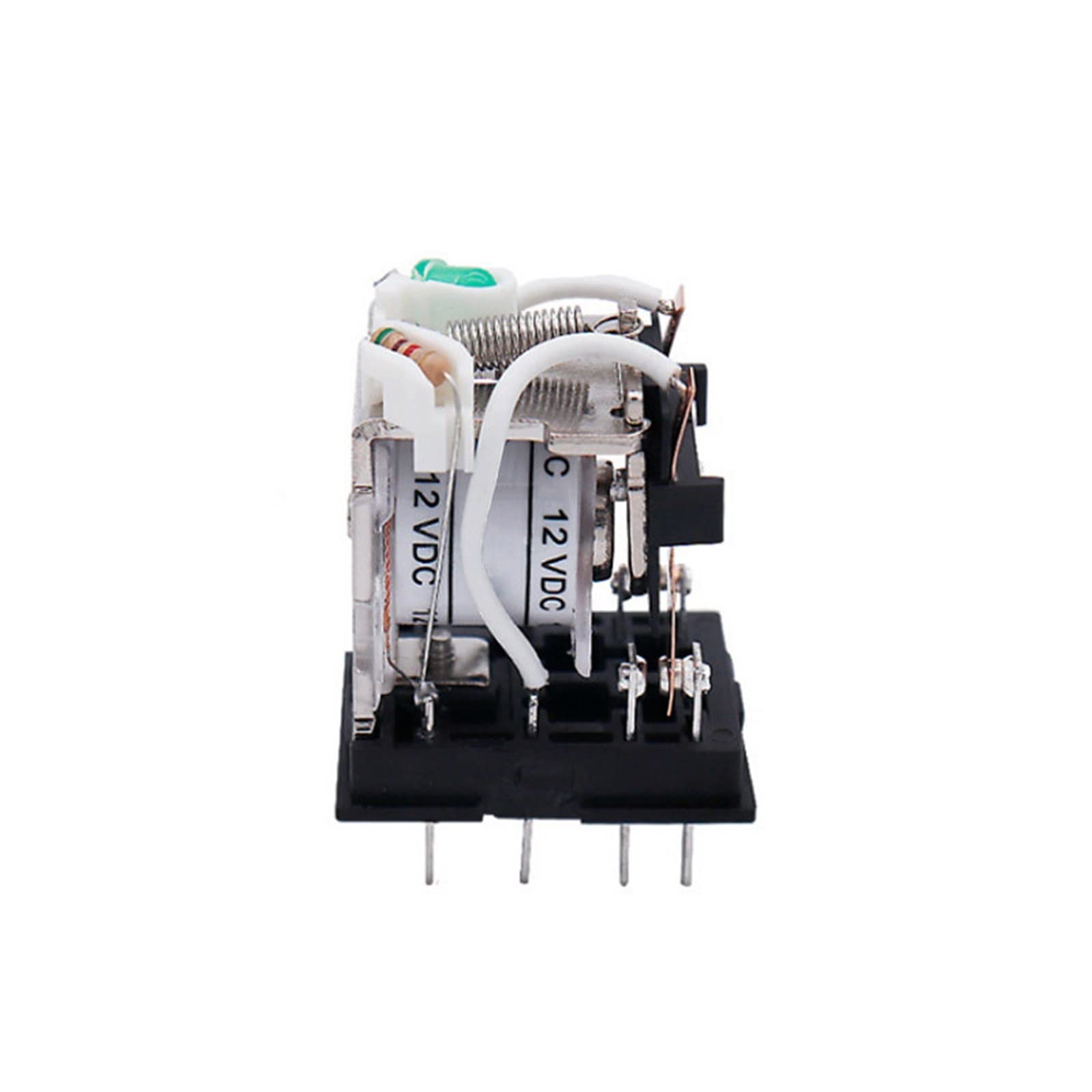 WBNFFUCYU 10ocss Miniature Coil Generalel ectromagnetic Intermediate Relay Switch HH52P HH53P HH54P LED DC 6V 12V 24V AC 220V MY2NJ/MY3NJ/MY4NJ(HH54P AC220V)