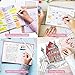 Taotree Black Ink Gel Pens, 24 Pack Cute Pens Japanese Kawaii Cat Gel Pens, Ultra Fine Point 0.38mm Fine Tip Pen Set Rollerball Pens for Stationary School Office Supplies, Great for Christmas Gift
