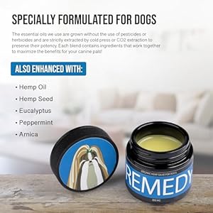 REMEDY – Hemp Salve Dog Wart Remover – Painless Dog Skin Tag Remover Balm – Dog Health Supplies for Comfort & Healthy Cell Growth for Dogs with Difficult Conditions
