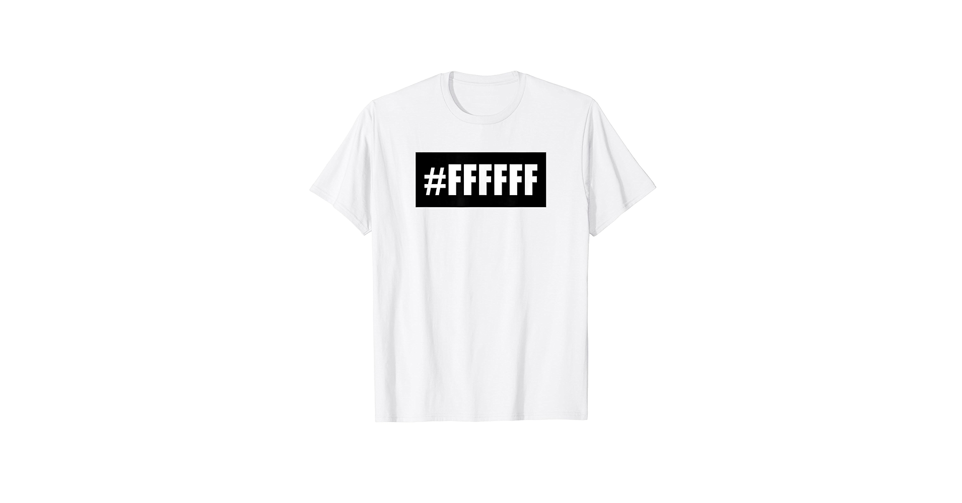 Amazon.com: Real White RGB #FFFFFF Tshirt : Clothing, Shoes