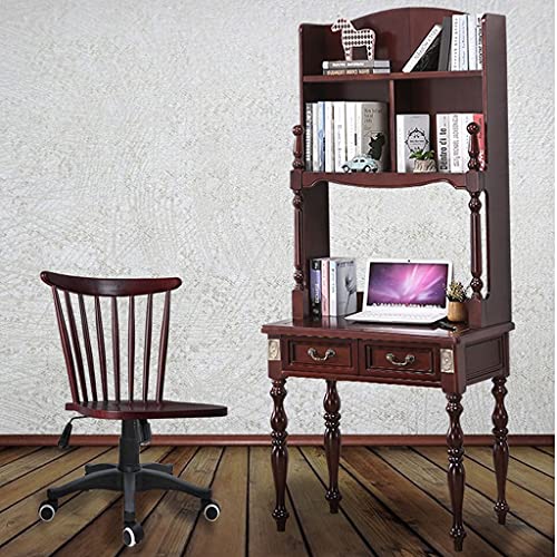 Lyun Office Desk Chairs Ergonomic Executive Solid Wood Desk Chair Computer Chair Back Armless Swivel Task Chairs，For Office Home Office Chair Office Chairs (Color : Oak) #TOP3