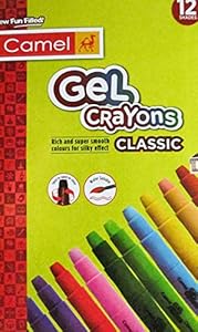 12 Camlin Gel Crayons Classic