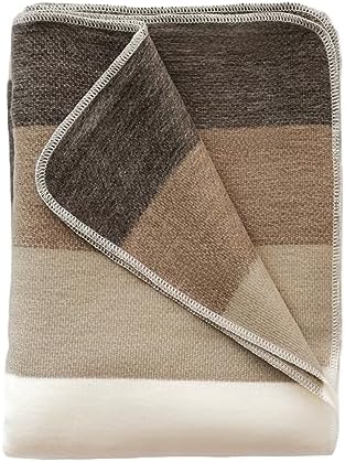 LATITUDE ZERO, Alpaca Wool Throw Blanket | Warm, Ultra-Soft, Brea...