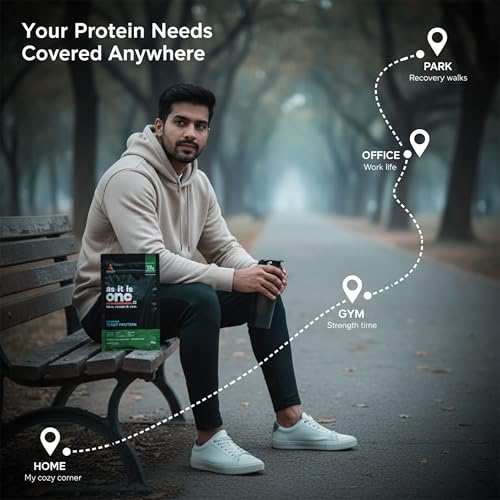 Image of AS-IT-IS One Fermented Yeast Protein - Unflavoured, Unsweetened, 500g, Helps Muscle Protein Synthesis, Higher Absorption, No Bloat or Beany Note, Sustainable Choice for All Ages Adults