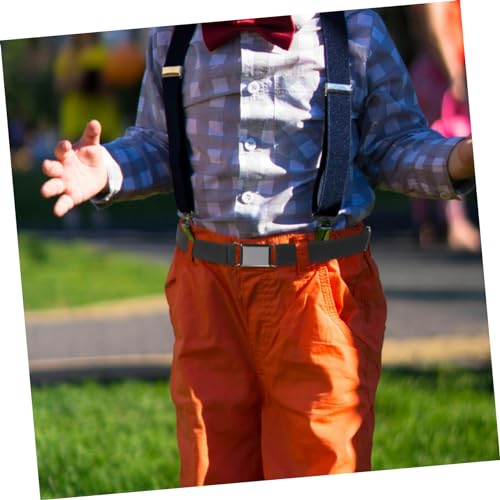 VANZACK 4Pcs Elastic Waist Belt for Boys Flexible Stretchy Belts Camel Lightweight Fashionable Accessory for Dresses Jeans Skirts3