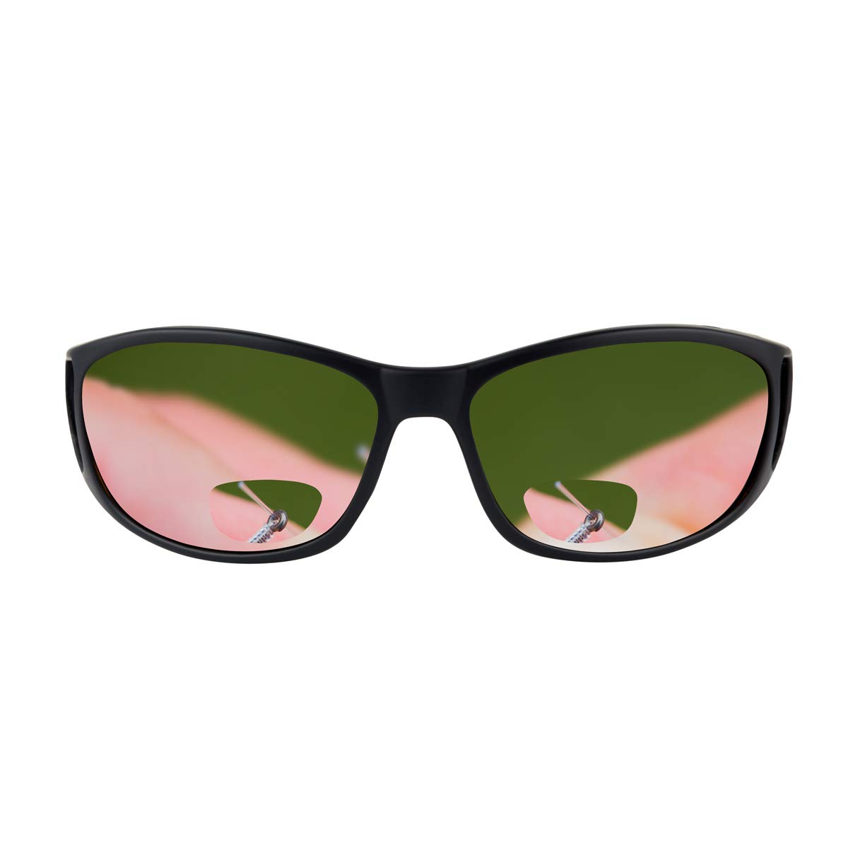 Fortis Eyewear Wraps Lunettes de soleil de pêche polarisées avec protection UV, anti-reflet