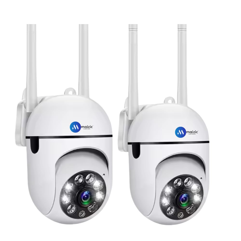 Maizic Smarthome 3 MP FHD Pack of 2 WiFi Indoor Mini Fox Ptz Security Camera with Color Night Vision, 360° Ptz Rotation, Motion Tracking Two Way Audio and Multi Users View-picture-21