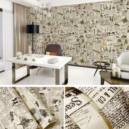 Image of Jig-TIK Premium Self-Adhesive Wallpaper for Walls | Decorative Peel & Stick Wall Covering | Smooth Finish | Home, Hotel & Living Room Wallpaper, 45 x 300 CM (Pack of 1, 14.53 Sq. Ft. Approx)