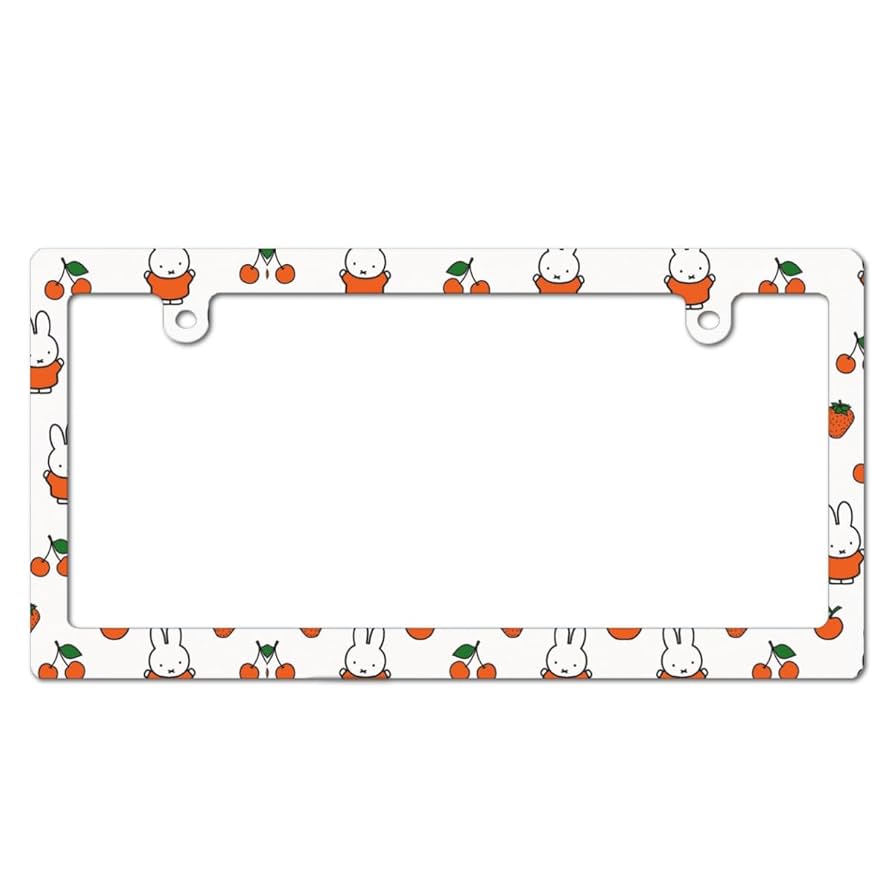 HCAgirls◆ミッフィー &スヌーピーナンバーフレームセット Amazon.co.jp: ナンバープレートフレーム ミッフィー ナンバー