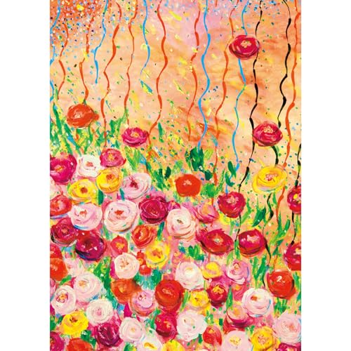 HUADADA Puzzles for Adults 1000 Pieces, Abstract Floral Jigsaw Puzzle, Vibrant Art Design, Relaxing & Challenging Puzzles 1000 Pieces, Ideal Gift