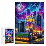 【Grand camion Puzzles de haute qualité】 : nous sommes fiers de dire que tous nos puzzles sont produits en utilisant une technique de découpe de précision pour une finition semblable à celle d'une affiche. Cela garantit que votre puzzle terminé semble lisse et homogène, pour un résultat dont vous pouvez être fier.