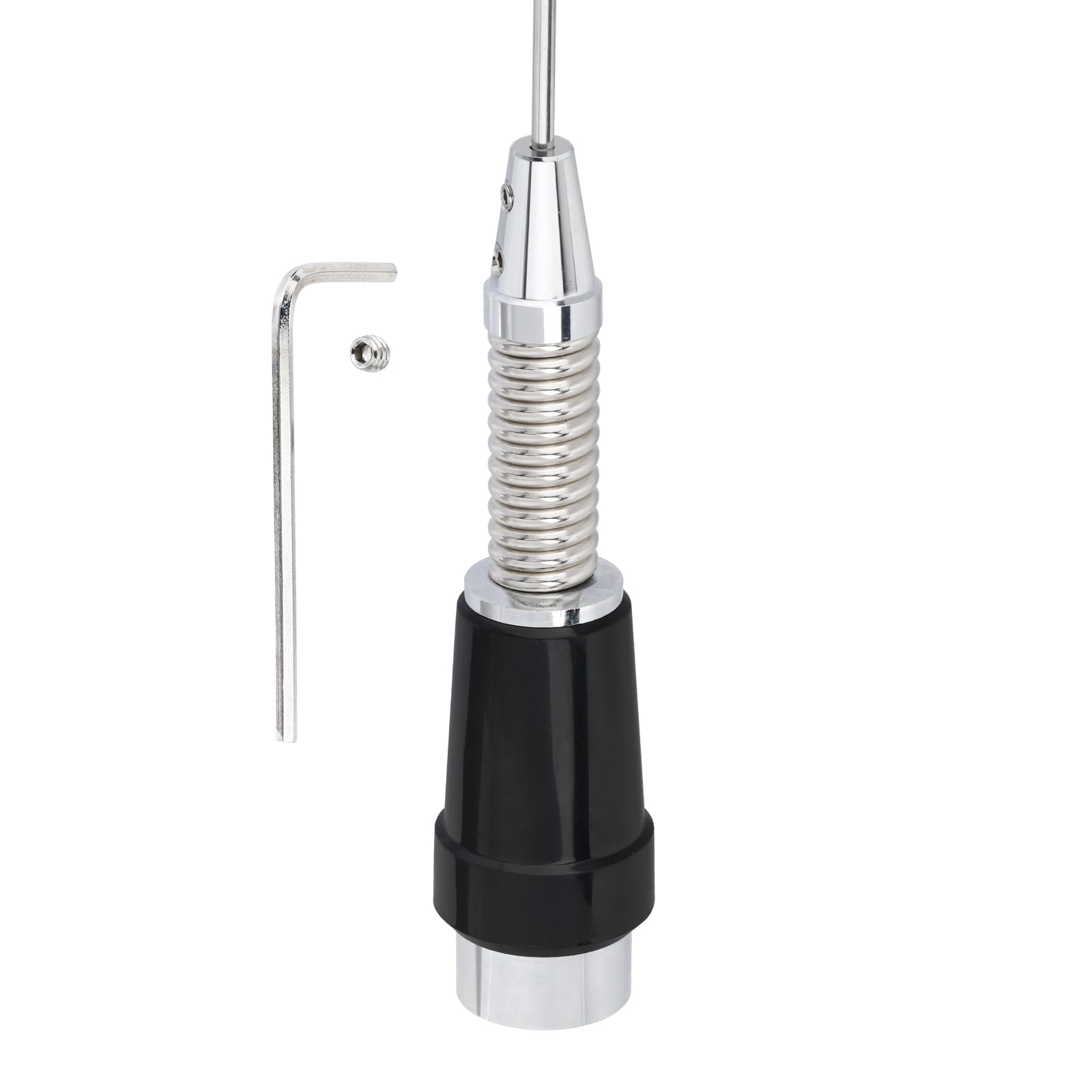 Bingfu Antena de Radio Móvil VHF 136-174 MHz con Conector PL259, Antena de Radioaficionado para Vehículos de 50 cm con Resorte Amortiguador para Radios de Comunicación Bidireccional